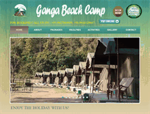 Tablet Screenshot of gangabeachcamp.com